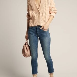 HUDSON Nico mid crop skinny jeans size 25